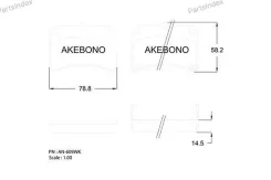 ������� Akebono AN-609WK AN609WK ����