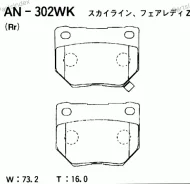 ������� Akebono AN-302WK AN302WK ����