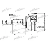 ���� �������� 33x52x22 Chevrolet Lacetti/Optra (J200) 03-08 Patron PCV1776 PCV1776 ����