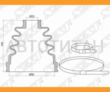 ������� ����� �������� Nissan Teana J31 03-08/Hyundai Sonata 01-05 (2 ������. ������������) T86C ����