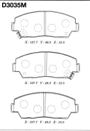������� ��������� �������� D-3035M ��� Mazda �������� ������������� FBK ����� 1U1D-33-28Z UBY2-33-28Z UC86-49-280 D-3035* AN-357 PF-5297 ����� � �����...