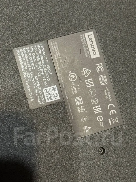 Lenovo V110-15AST. 15.6", 2,4����, ��� 4 ��, ���� 500���, WiFi: 1, Bluetooth: 1, ����������� �� 1��. ����