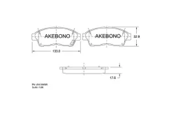 ������� ��������� �������� �������� �������� ��� Toyota Camry V20 AN-394WK Akebono AN-394WK AN-394WK AN394WK ����