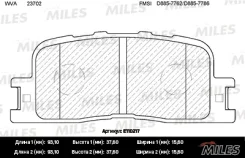 ������� ��������� ������ (��� �������) (����� Semi-Metallic) (Toyota Camry (_V30_) 2.4/3.0 0104/Highlander 0007) (TRW GDB3374) E110217 Miles E110217 E...