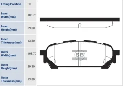 ������� ��������� �������� Subaru Impreza 2.0i WRX Turbo 02 SP1532 Sangsin SP1532 SP1532 ����