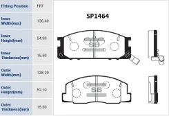 ������� ��������� �������� Toyota Liteace 1.5/1.8D/2.0D 85-92 SP1464 Sangsin SP1464 SP1464 ����