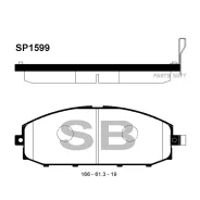 ������� ��������� �������� Nissan Patrol III (GU) (1998- ) Sangsin Brake SP1599 Sangsin Brake SP1599 SP1599 ����