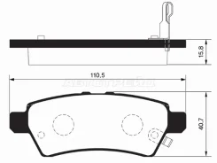 ������� ��������� HI-Q/Sangsin Brake SP1477, ������ SP1477 ����