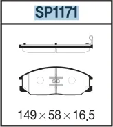������� ��������� Hyundai H-1/Santa FE/Trajet/Ssangyong Rexton 01- �������� SP1171 Sangsin SP1171 SP1171 ����