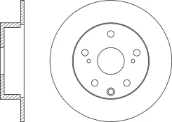 ���� ��������� ������ Toyota RAV 4 III 06- D=281�� RN1433 NIBK RN1433 RN1433 ����