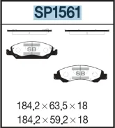 ������� ��������� Cadillac Escalade/Chevrolet Tahoe 06- �������� SP1561 Sangsin SP1561 SP1561 ����