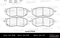 ������� ��������� �������� (��� �������) (����� Semi-Metallic) (Subaru Legacy/Outback/Tribeca 2.0-3.6 03-) (TRW GDB3372) E100248 Miles E100248 E100248...