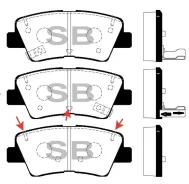 ������� ������ Hyundai Solaris 10-, KIA CEED 12-, RIO III SP1846 Sangsin SP1846 SP1846 ����