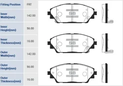 ������� ��������� Mazda 3 13- �������� SP1729 Sangsin SP1729 SP1729 ����