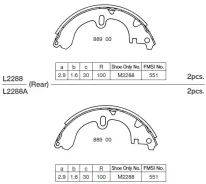 ������� ��������� ���������� ����. Toyota Corolla 80 83-87 K2288 MK Kashiyama K2288 K2288 ����