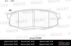 ������� ��������� ������ (����� Ceramic ����� PRO) Toyota LAND Cruiser J200 4.5D/4.7 07-/Lexus LX570 08- (TRW GDB3491) E510356 Miles E510356 E510356 �...