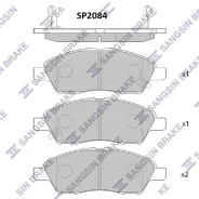 ������� ��������� �������� Nissan Tiida 1.6/1.8/1.5DCi 09.07 SP2084 Sangsin SP2084 SP2084 ����