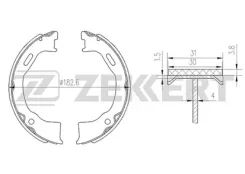 ������� ����. �����. ����. �����. ����. Jeep Cherokee III 01- Wrangler II 96- Zekkert bk4149 BK4149 ����