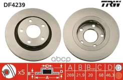 ���� ��������� ���. ����. VAG A8 2,5-6,0L 94-02 TRW ���. DF4239 DF4239 ����