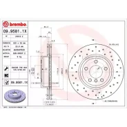 ���� ��������� ������. ����� Brembo Xtra BMW X3 (E83) 01/03-12/11 0995811X ����