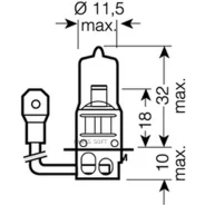 ����� Osram Original LINE (24V, 70W) H3 PK22s 64156 64156 ����