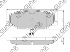 ��������� ������� /�������� /TI-GUAR /Suzuki Jimny 1998-; TG-9118; 5511070A00 5511070A00000 5511080000 Tiguar TG-9118 TG9118 ����