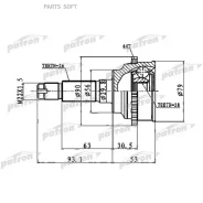 ���� Mazda 323/Premacy 98- ������. � ������� ABS Patron PCV1016 PCV1016 ����