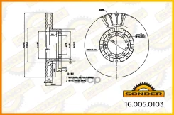 ���� ��������� Premium RVI/Meritor �. �. 5010422262, 5010525308 / MBR5117 � 2 ���� ����������� �������� Sonder ���. 16.005.0103 160050103 ����