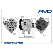 ��������� 80� (Valeo type) AMD Amdel567 Citroen Berlingo 07/96-/C4 11/04-/C5 03/01-/C8 07/02-/Jumpy 04/98-/Xsara 04/97-. Peugeot 206 07/02-/ 307 03/02...