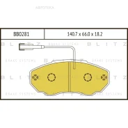 ������� ��������� Citroen Jumper 02/FIAT Ducato 02/Peugeot Boxer 02 �������� Blitz BB0281 Blitz BB0281 BB0281 ����