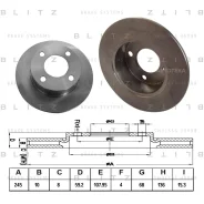 ���� ��������� ������ Blitz BS0102 AUDI 80/90/100 86 Blitz BS0102 BS0102 ����