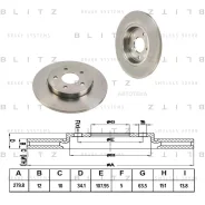 ���� ��������� FORD Mondeo 00- ����. Blitz BS0177 Blitz BS0177 BS0177 ����
