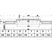 ���� ��������� �������� ������������� Blitz BS0211 Volvo S60/S80/V70/XC70 98- Blitz BS0211 BS0211 ����