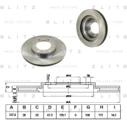 ���� ��������� �������� ������������� Blitz BS0238 Toyota Land Cruiser Prado 150 02- Blitz BS0238 BS0238 ����