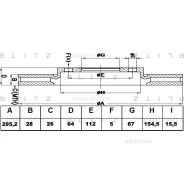 ���� ��������� �������� ������������� Mercedes W204/W212 07- Blitz BS0267 Blitz BS0267 BS0267 ����