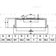 ������� ��������� Blitz BT0114 Toyota �arina E 92- Blitz BT0114 BT0114 ����