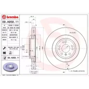 ���� ��������� �������� 09. A958.11 Brembo 09A95811 MB GL-Class (X166) 12-, GLS (X166) 15-, M-Class (W166) 11-; Brembo 09A95811 09A95811 ����