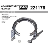 ����� V-Band 76��/3.0 SS304 EAG 221176 EAG 221176 221176 ����