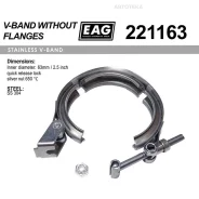 ����� ��������� V-Band 221163. 63��/2.5 SS304 EAG 221163 EAG 221163 221163 ����