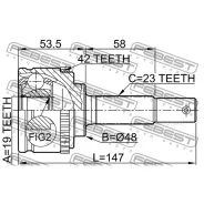 ���� 0210-043A42 Febest 0210043A42 Febest 0210043A42 0210043A42 ����