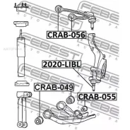 ����� ������� ������ JEEP Grand Cherokee III 2004-2010 2020-LIBL Febest 2020LIBL Febest 2020LIBL 2020LIBL ����
