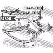 ����� ������� FORD EDGE 2007-2014 2120-ED Febest 2120ED Febest 2120ED 2120ED ����