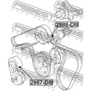 ����� �������� (land rover discovery iii 2005-2009) Febest 2987DIII Febest 2987DIII 2987DIII ����