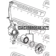 ��������� ������� �������� Mercedes E-Class 211 4 Matic 2002-2009 DAC49880046-KIT Febest DAC49880046KIT Febest DAC49880046KIT DAC49880046KIT ����
