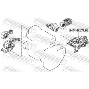 ����� ��������� Nissan JUKE UK MAKE F15E 10- ���. Febest NMB17LH Febest NMB17LH NMB17LH ����