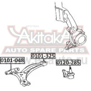 ����������� ��������� ������ �������� Lexus ES300 MCV10/VCV10 1991-1996 ASVA 0101048 ASVA 0101048 0101048 ����