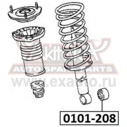 ����������� ��������� ������������ Lexus IS200 GXE10 1999-2005 ASVA 0101208 ASVA 0101208 0101208 ����