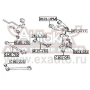 ����������� ������ ������ �������� ���������� ���� Lexus LS400 UCF20 1994-2000 ASVA 0101710 ASVA 0101710 0101710 ����