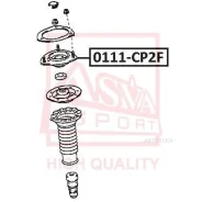 ����� ��������� ������������ Toyota Yaris NCP1#/NLP10/SCP10 1999-2005 ASVA 0111CP2F ASVA 0111CP2F 0111CP2F ����