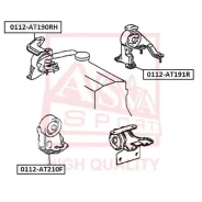 ������� ��������� ������ Toyota Toyota Caldina AT191/ST190/ST191/CT190 1992-1997 ASVA 0112AT191R ASVA 0112AT191R 0112AT191R ����